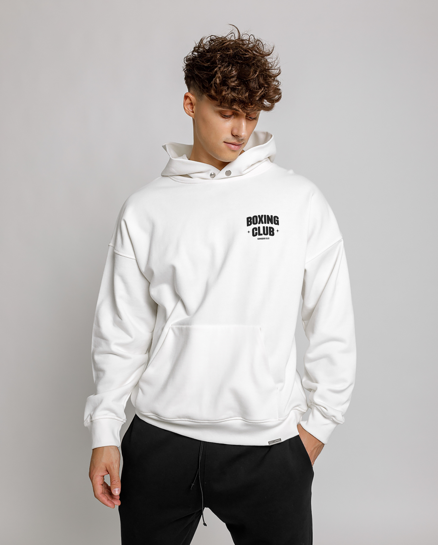 BOXING CLUB | WHITE HOODIE