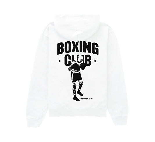 BOXING CLUB | WHITE HOODIE