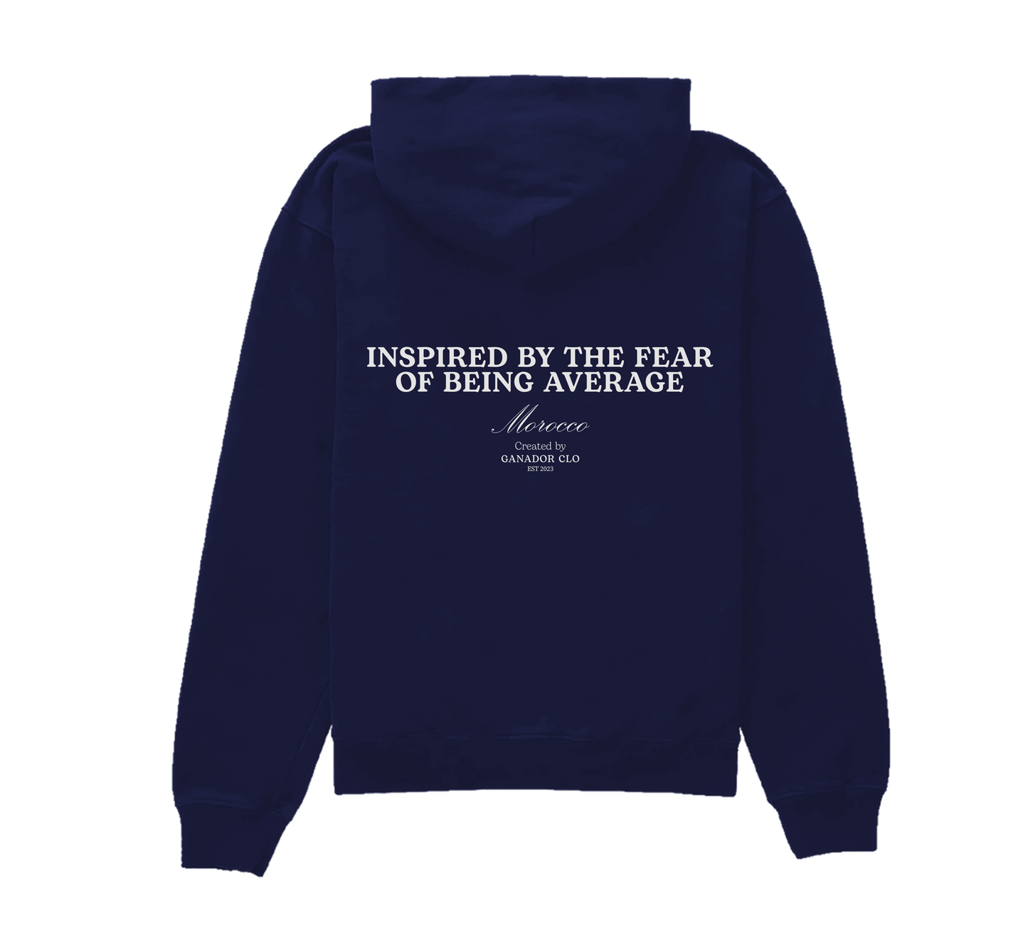 Inspired by the fear of being average Unisex Hoodie