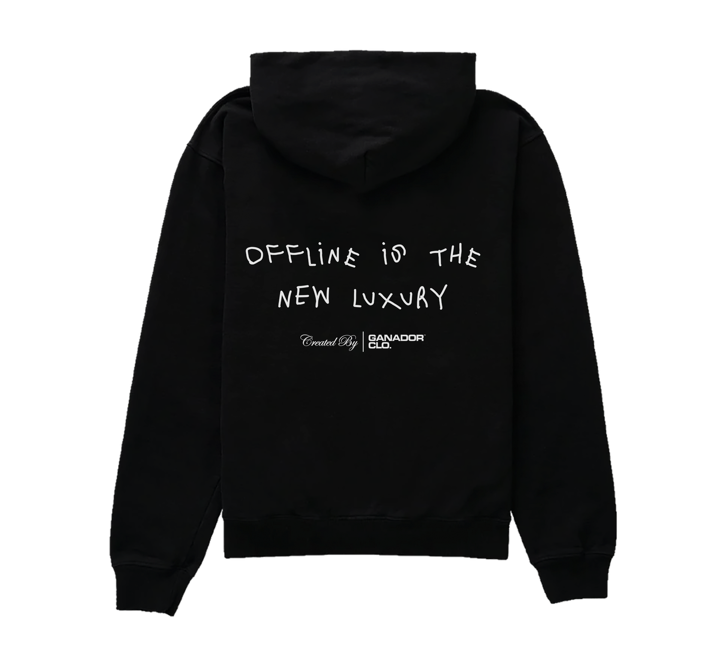 NEW LUXURY | UNISEX HOODIE BLACK