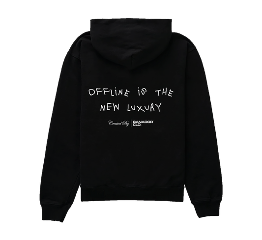 NEW LUXURY | UNISEX HOODIE BLACK