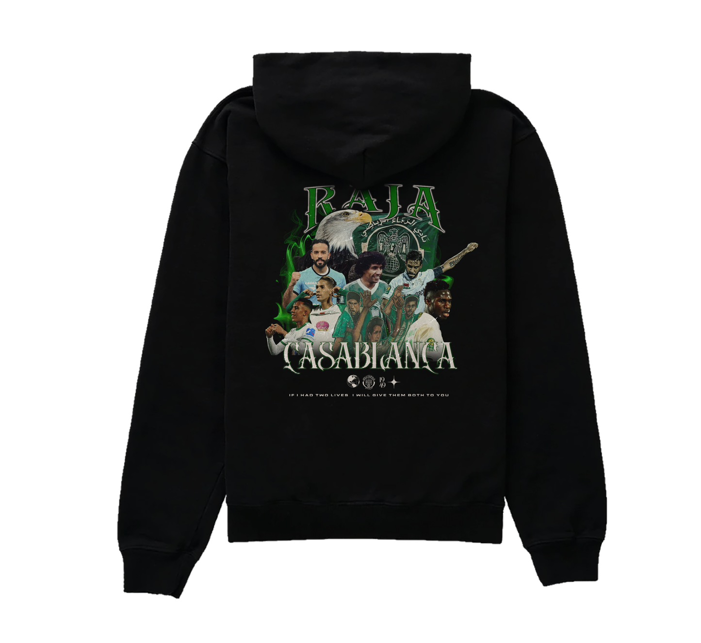 Raja Casablanca Unisex 100% Cotton Hoodie