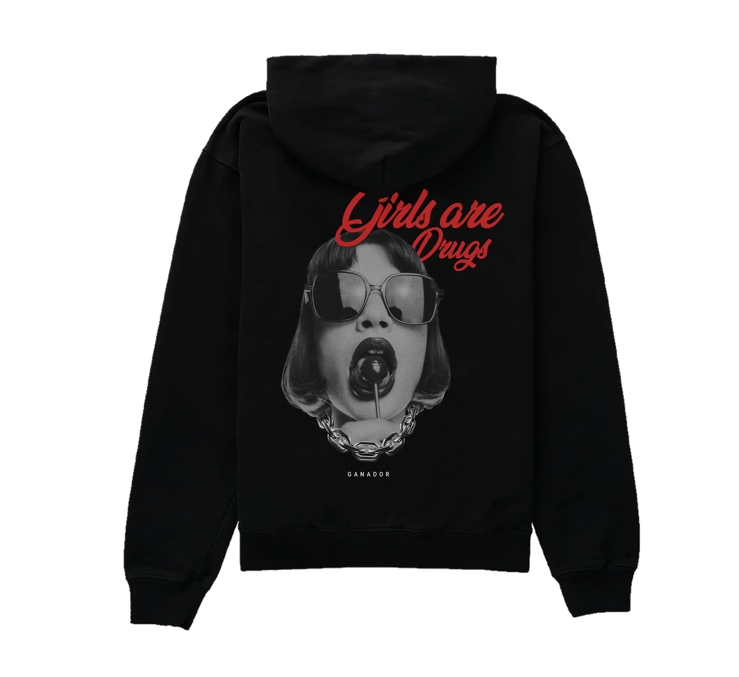 Girls Are Drugs Black Hoodie