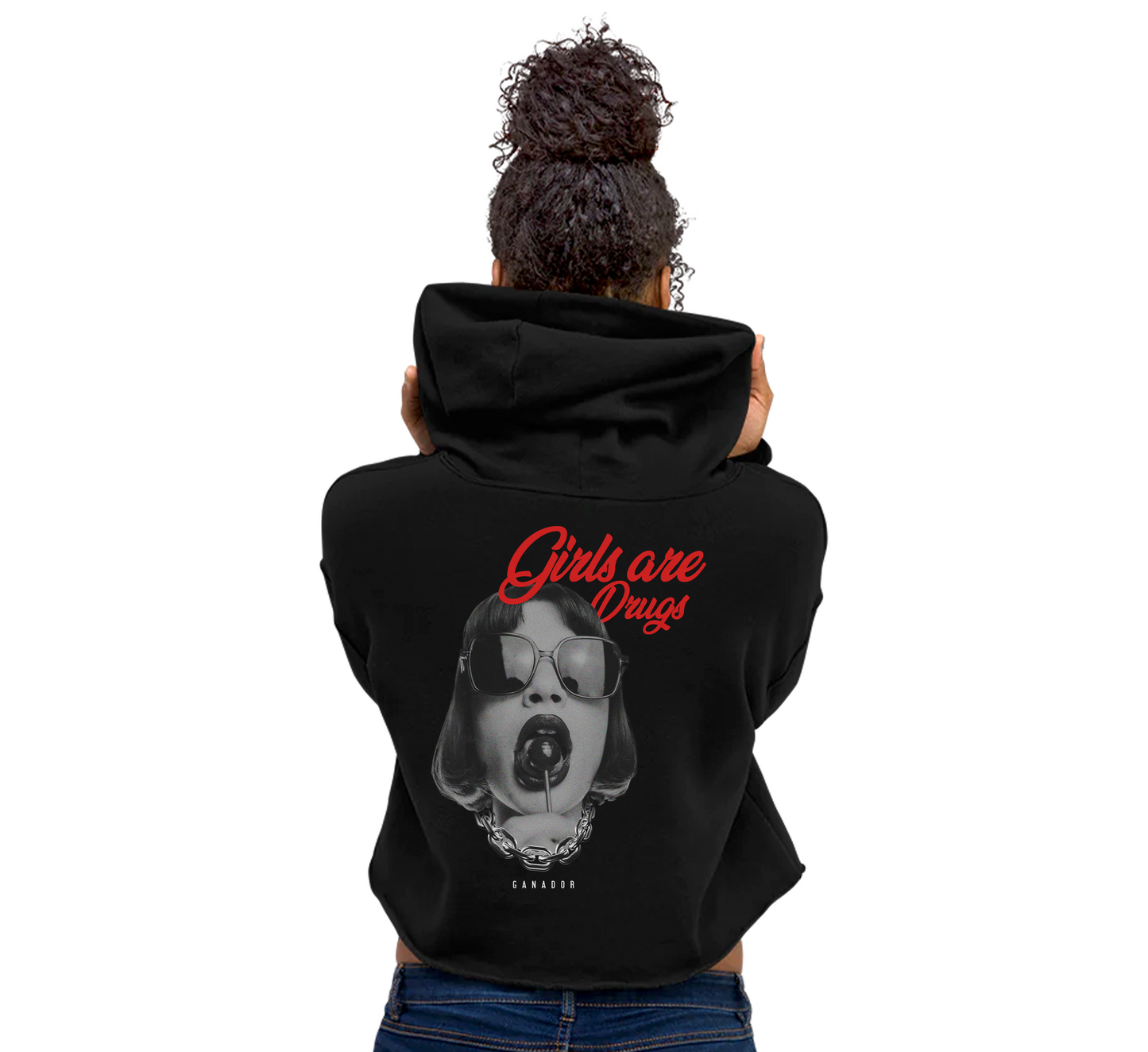 Girls Are Drugs Black Hoodie