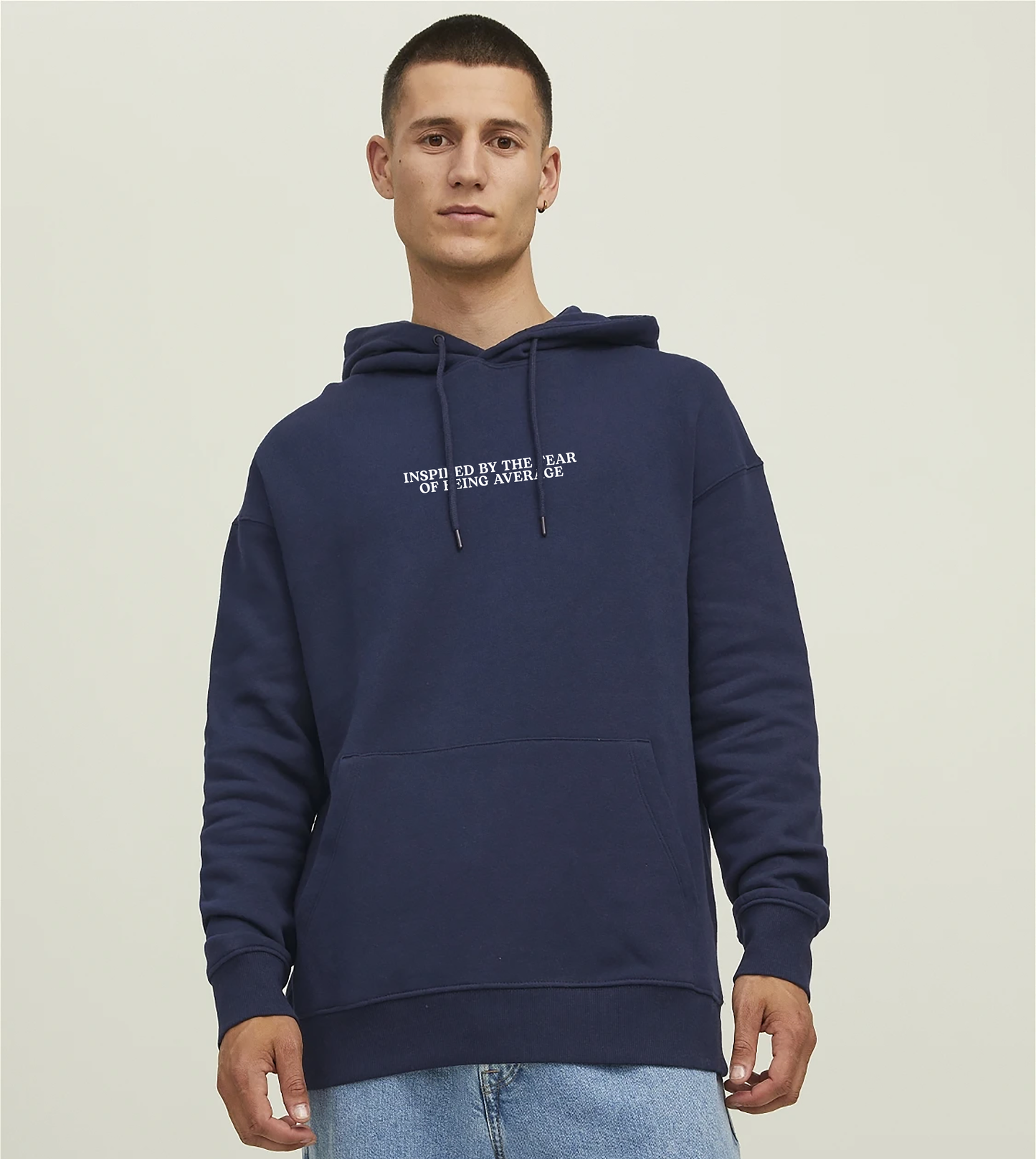 Inspired by the fear of being average Unisex Hoodie