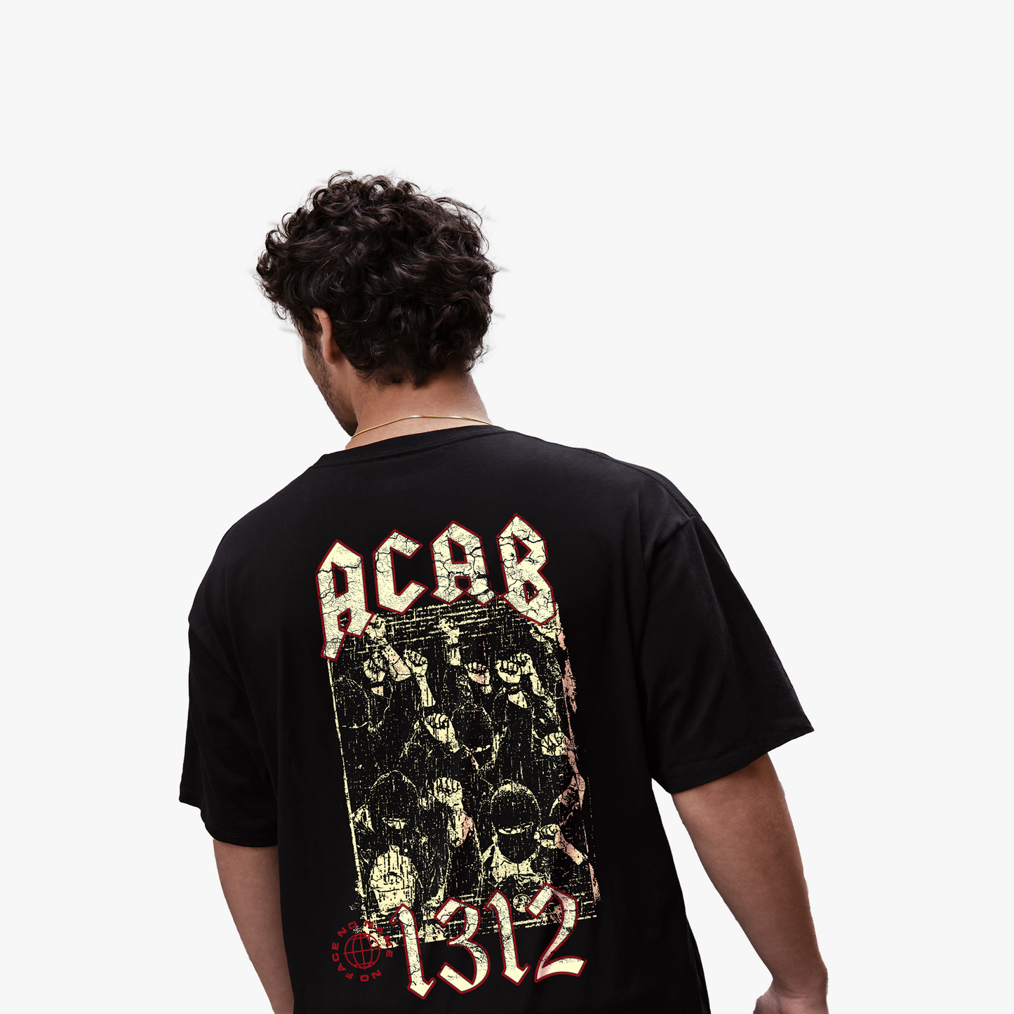 ULTRAS ACAB 1312 T-shirt emblématique vintage | Col rond unisexe Premium